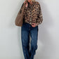 Blouse jacket with leopard print - leopard - multicolored