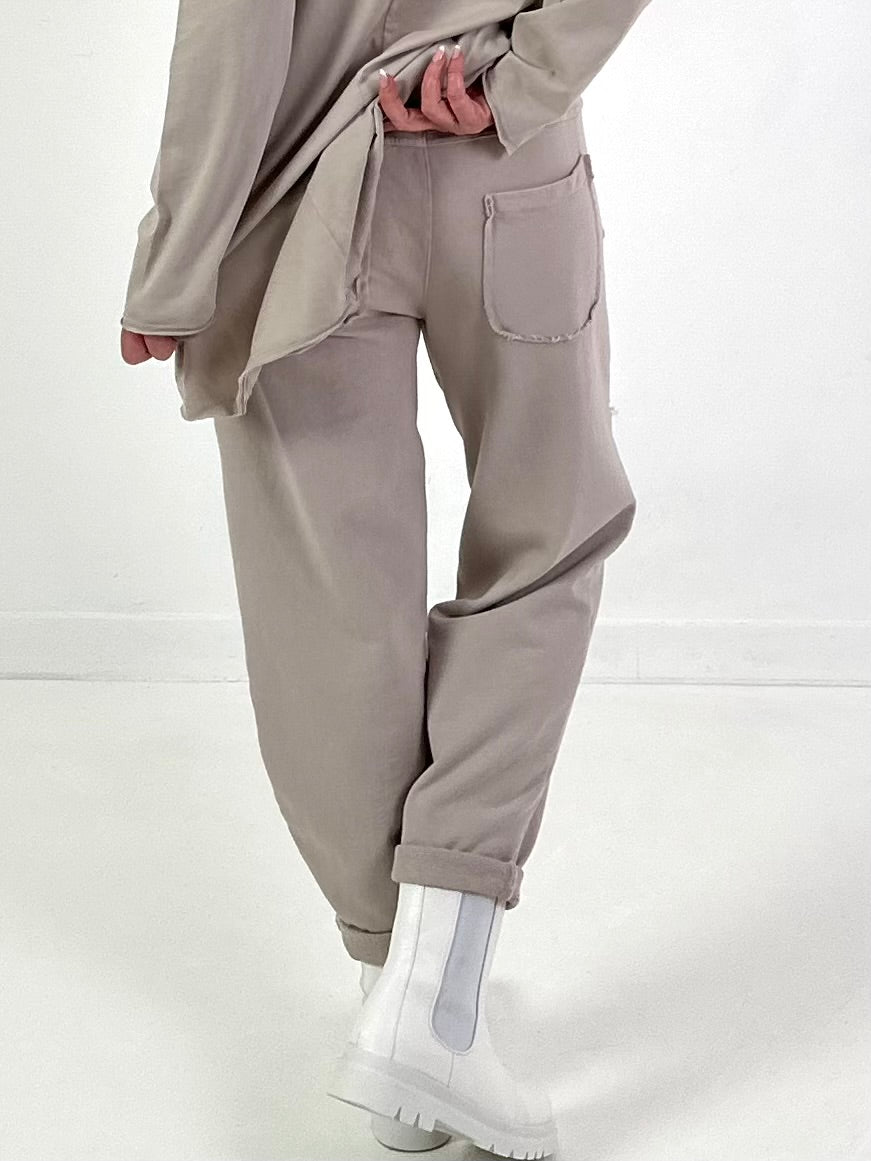 Hose Modell "Urban Pocket Flair" - beige ( lieferbar ab ca. 12.12.25)