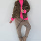 Oversized Kordjacke - schoko