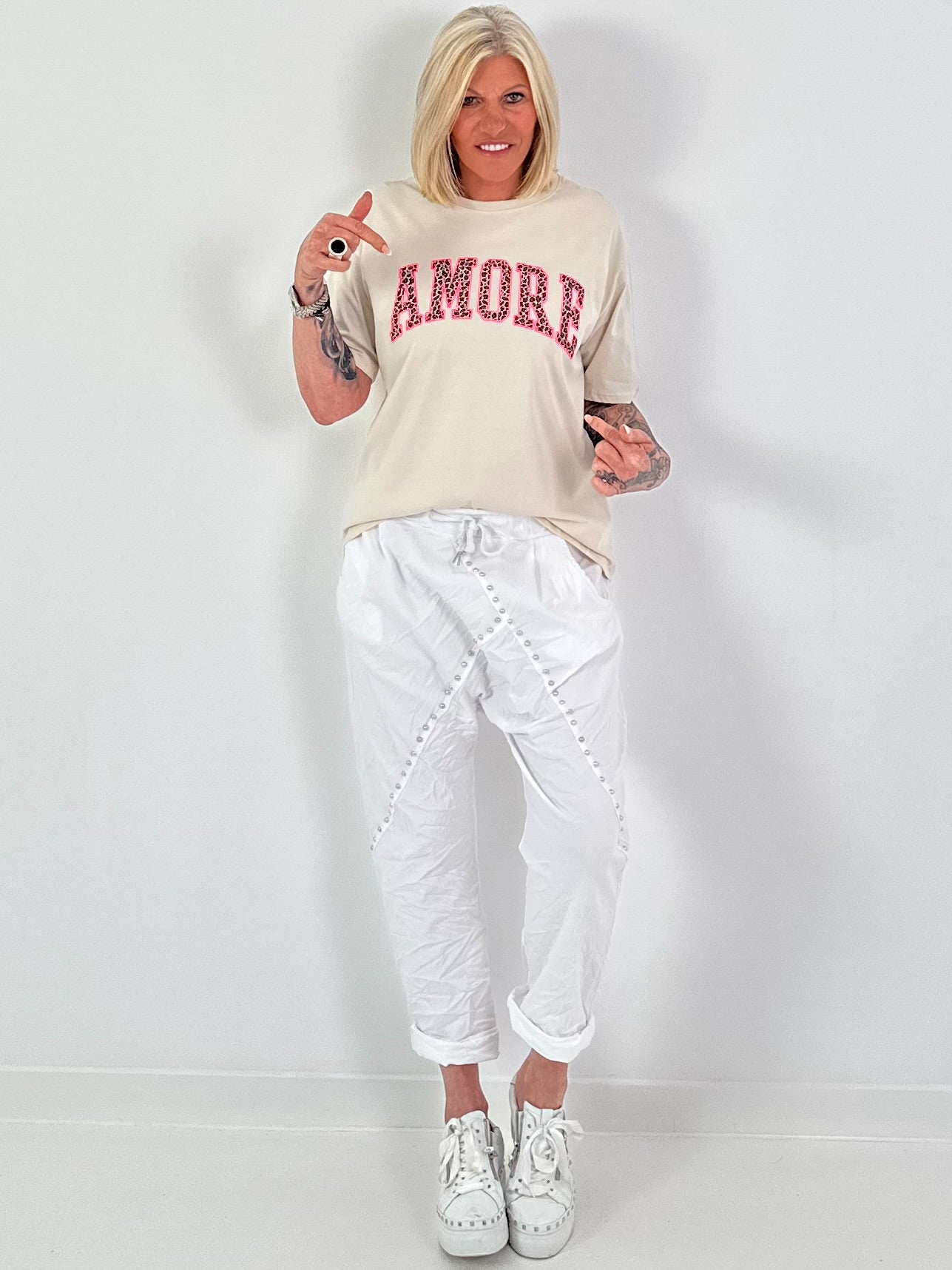 T-Shirt Amore - beige