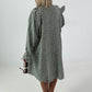 Oversized Leo Leinen Military Mantel - khaki