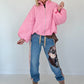Jacke mit Puffärmelchen - rosa