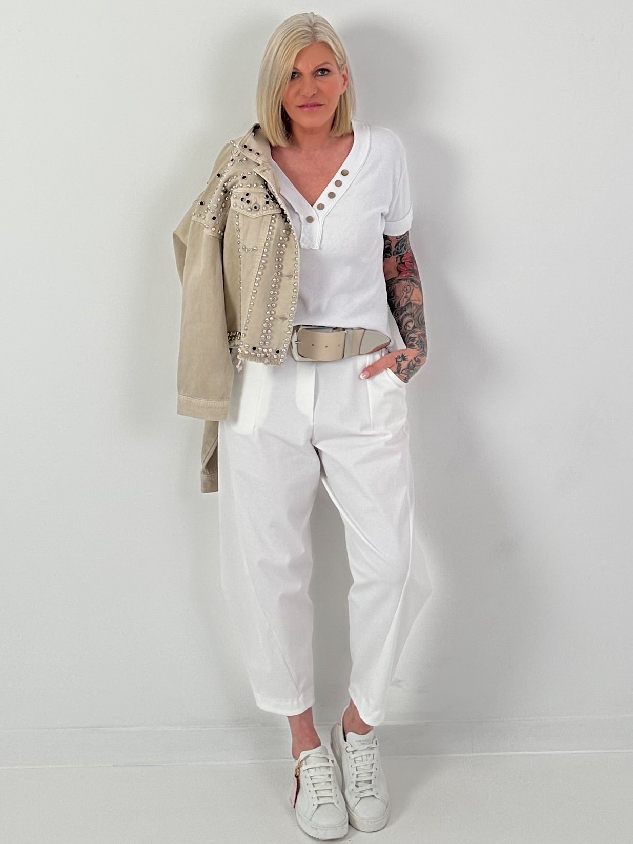 Jeansjacke Melly & Co. - beige