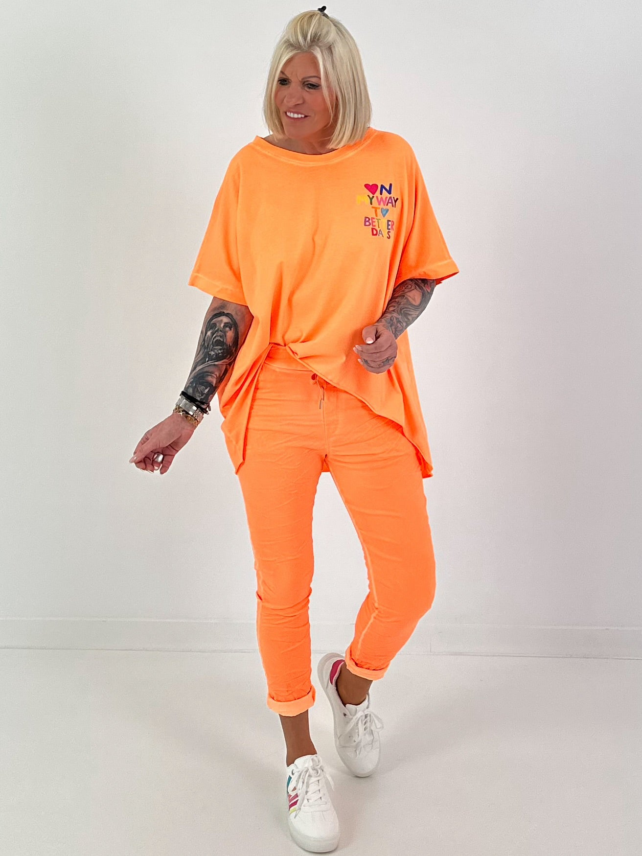 T-Shirt My Way - neon orange