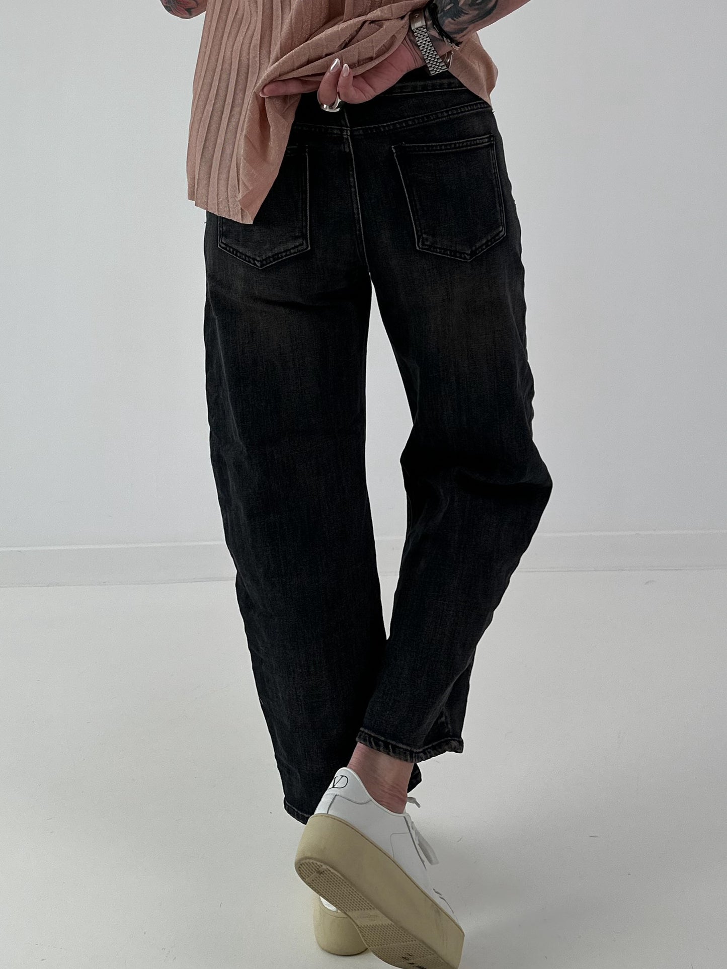 Ballon Jeans Hose - schwarz