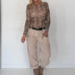 Kasjmier shirt met luipaardprint - 3 kleuren