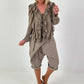 Short Baggy with Overlay - Taupe