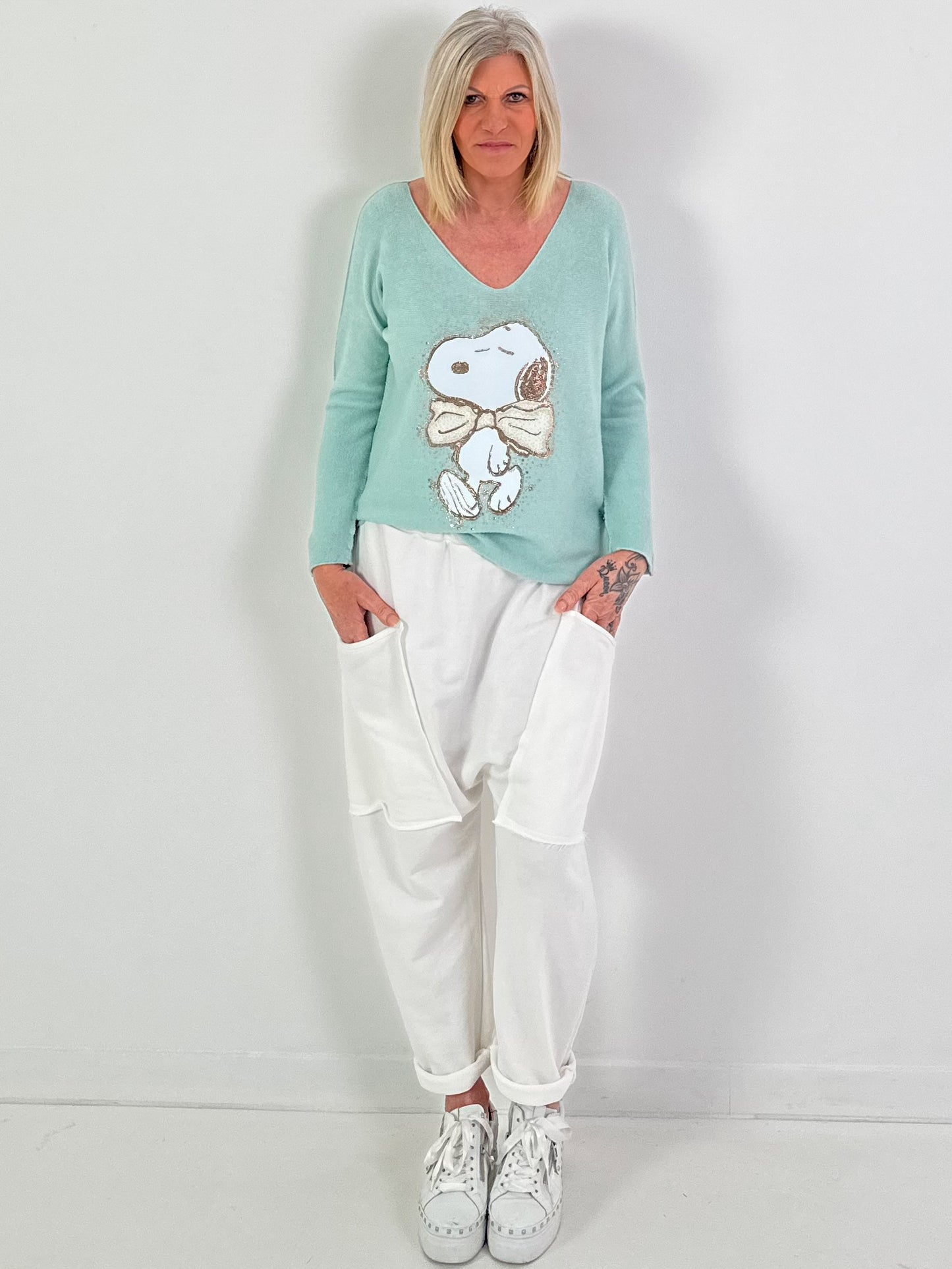 Sweater model "Cozy Cutie" - mint