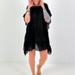 Ibiza Tunic with Crochet Insert - Black