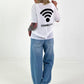 T-Shirt Connect Me - white