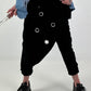 Stylische Hose im Knit-Look - schwarz ( lieferbar ab ca. 30.05.26)
