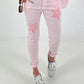 Pants with stars - pink