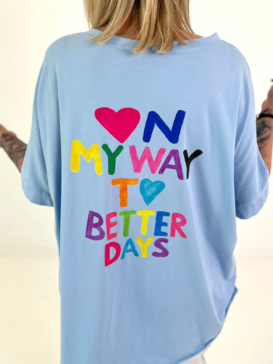T-Shirt My Way - light blue