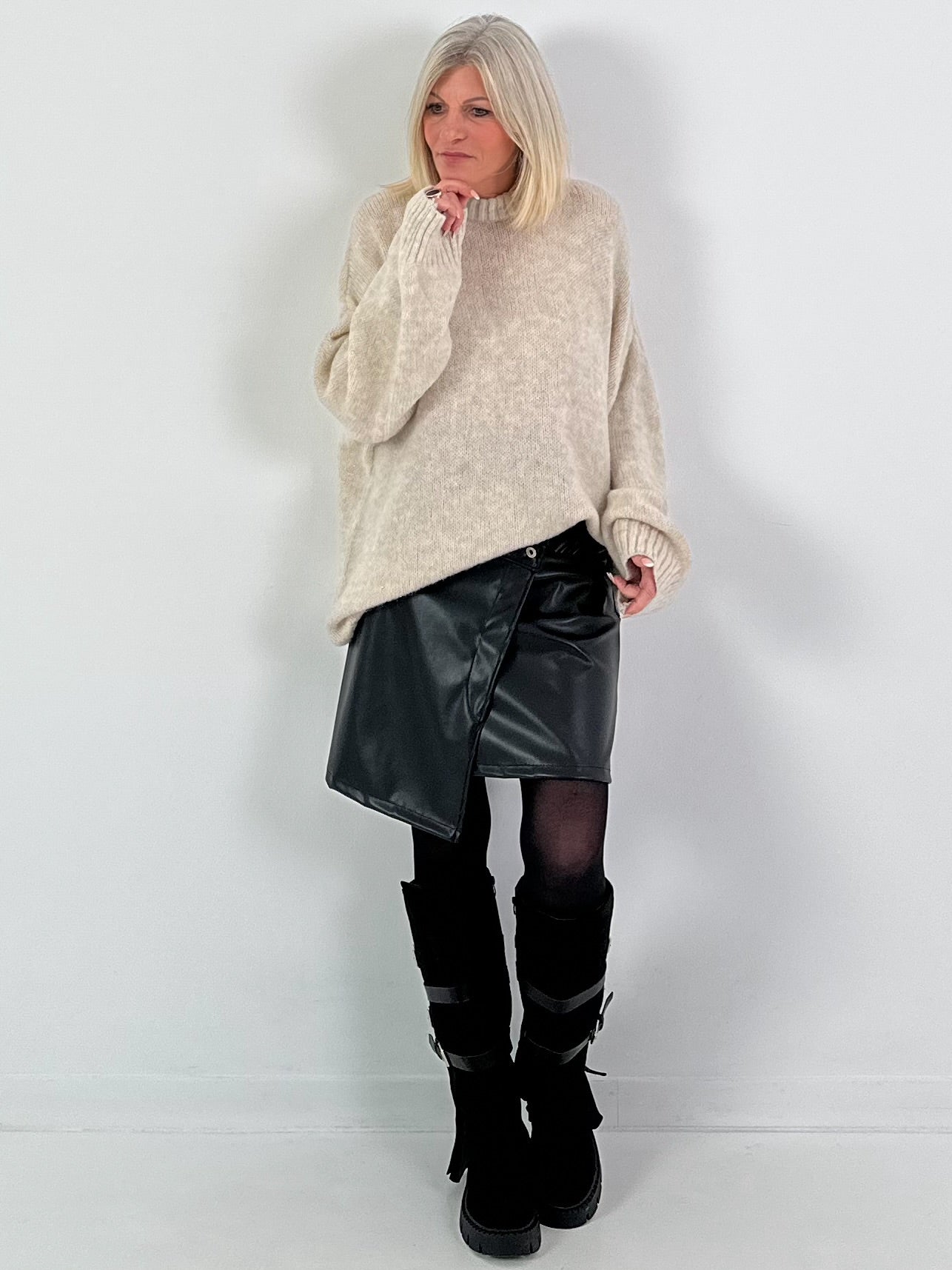 Pullover Modell "Shine Bright" - beige