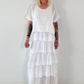 Kleid im Lagenlook - weiss