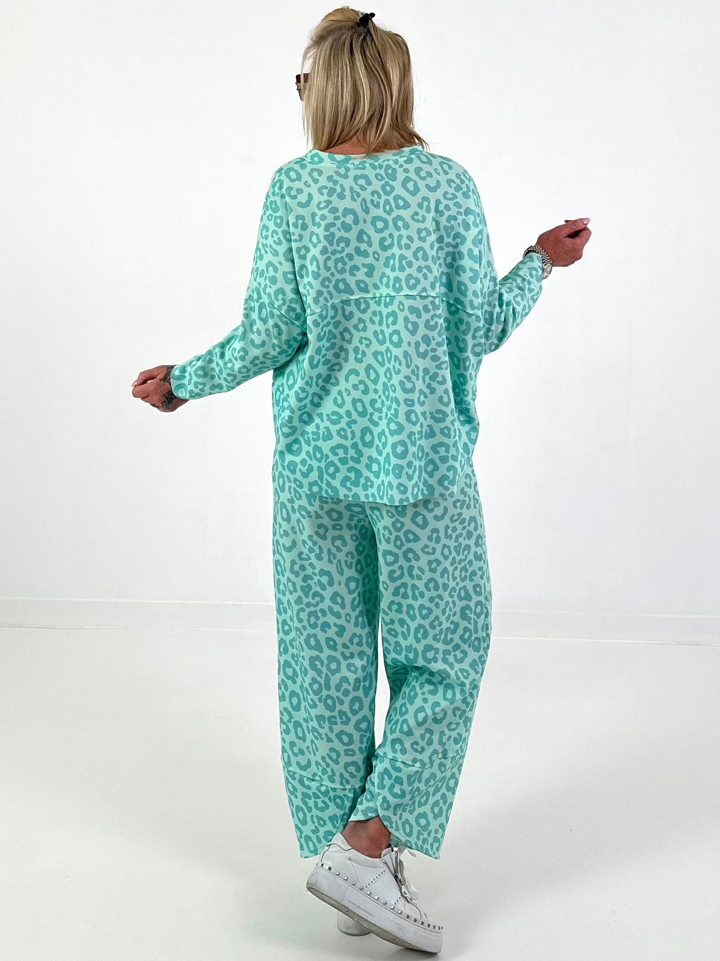 Two-piece set Leo - watergreen