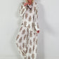 Zweiteiler mit Ornament Print - taupe-creme