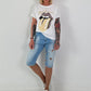 T-Shirt Be Yourself - white