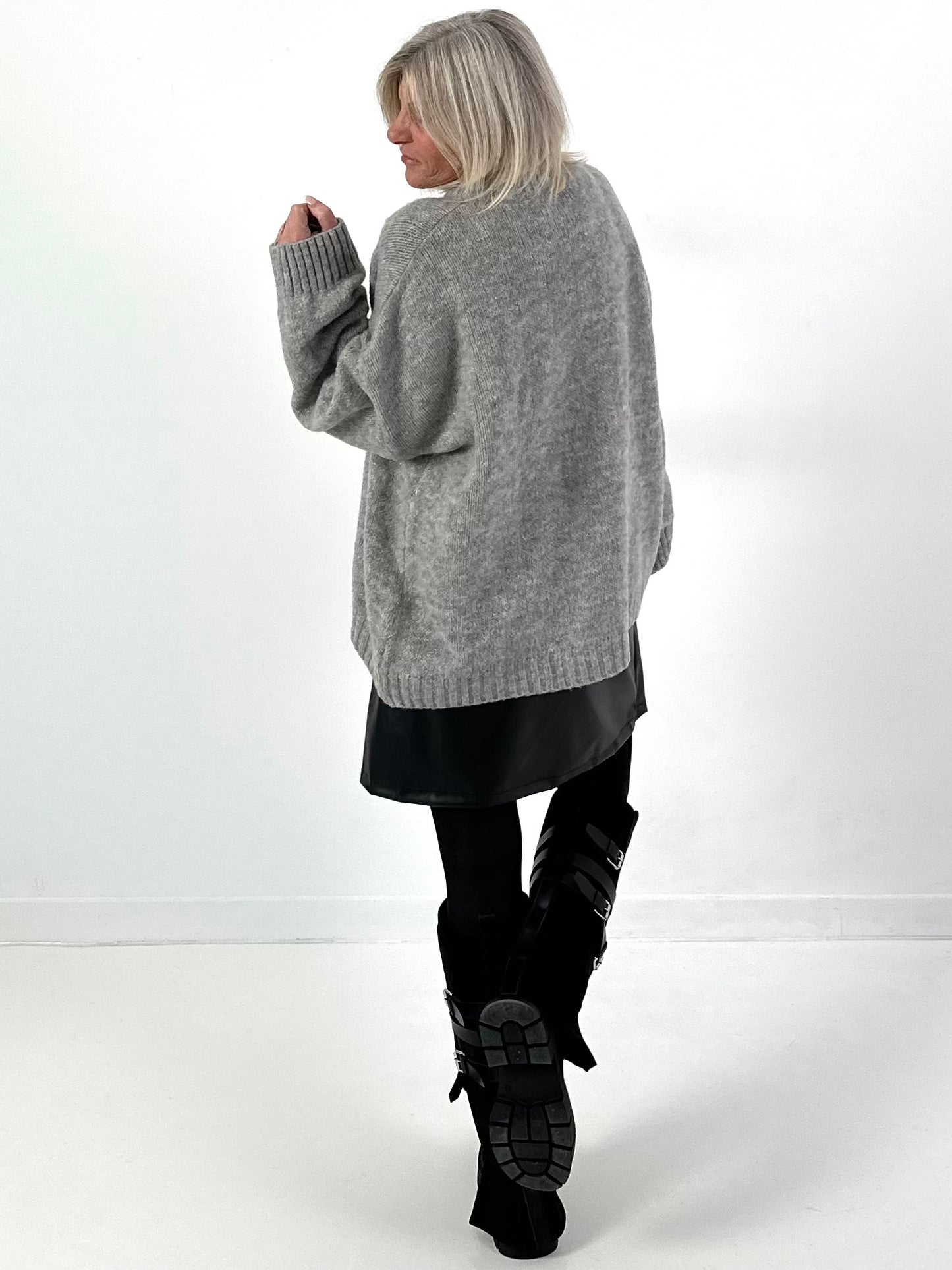 Sweater model "Shine Bright" - gray