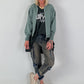 T-Shirt mit Strassdetail - anthrazit