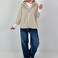 Light Jacket with Hood - beige