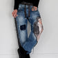 Jogg-Jeans im Used Look Woman & Pearl - denim-Schwarz