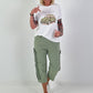 T-Shirt Magnifique - weiss-khaki