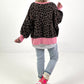 Sweater model "Hi" - leo-pink