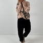 Sweater model "Glam Smile" - beige-multicolored