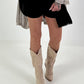 Ruffled skort - black