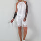 Neckholder Top - weiss