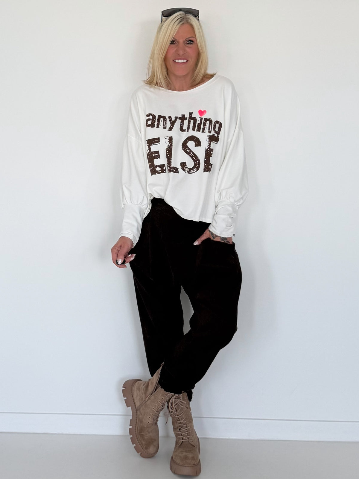 Sweater Anything Else - weiss
