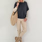 Soft knitted tank top - anthracite