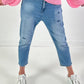 Boyfriend Jeans Modell "Stuffstart" - denim