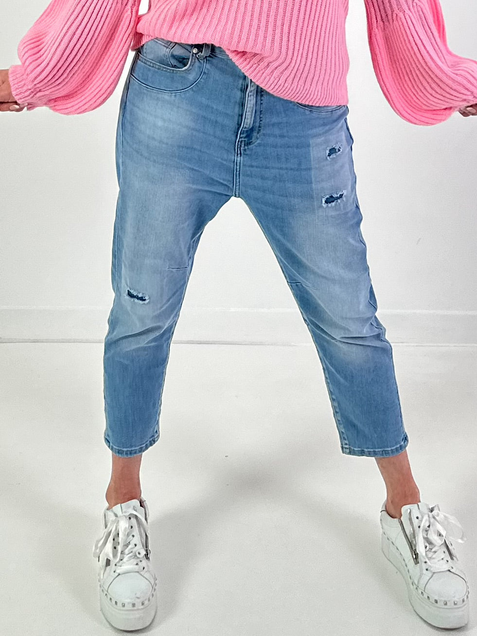 Boyfriend Jeans Modell "Stuffstart" - denim