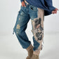 Jogg-Jeans im used Look Moonwalk Mouse - denim