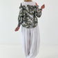 Tunika mit integrierten Top - camouflage- weiss-khaki