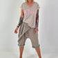 Short Baggy with Overlay - Taupe