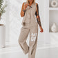 Weste BACK OFF - taupe