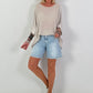 Structured shirt - beige
