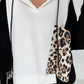 Oversized Grobstrick-Hoodie mit Sweat-Einsatz  - weiss-schwarz
