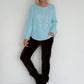 Weicher Pullover My Angel - hellblau
