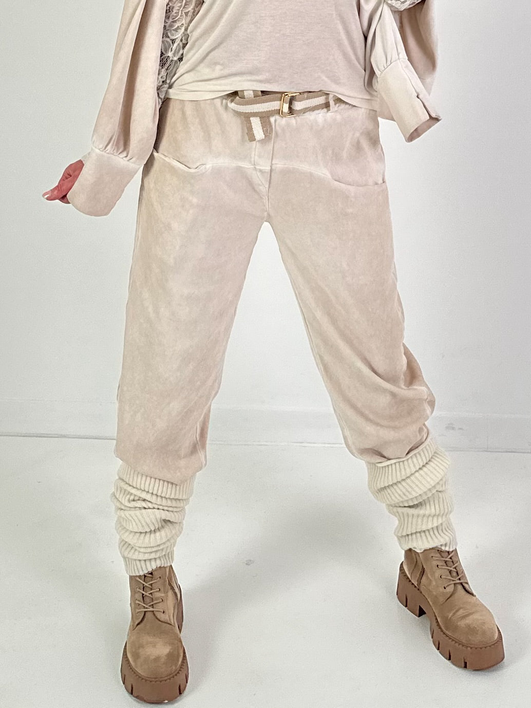 Lässige Hose - beige