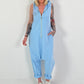 Jumpsuit Peace - hellblau