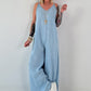 Lichte spijker jumpsuit - lichtblauw