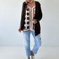 Light knit cardigan - mocha
