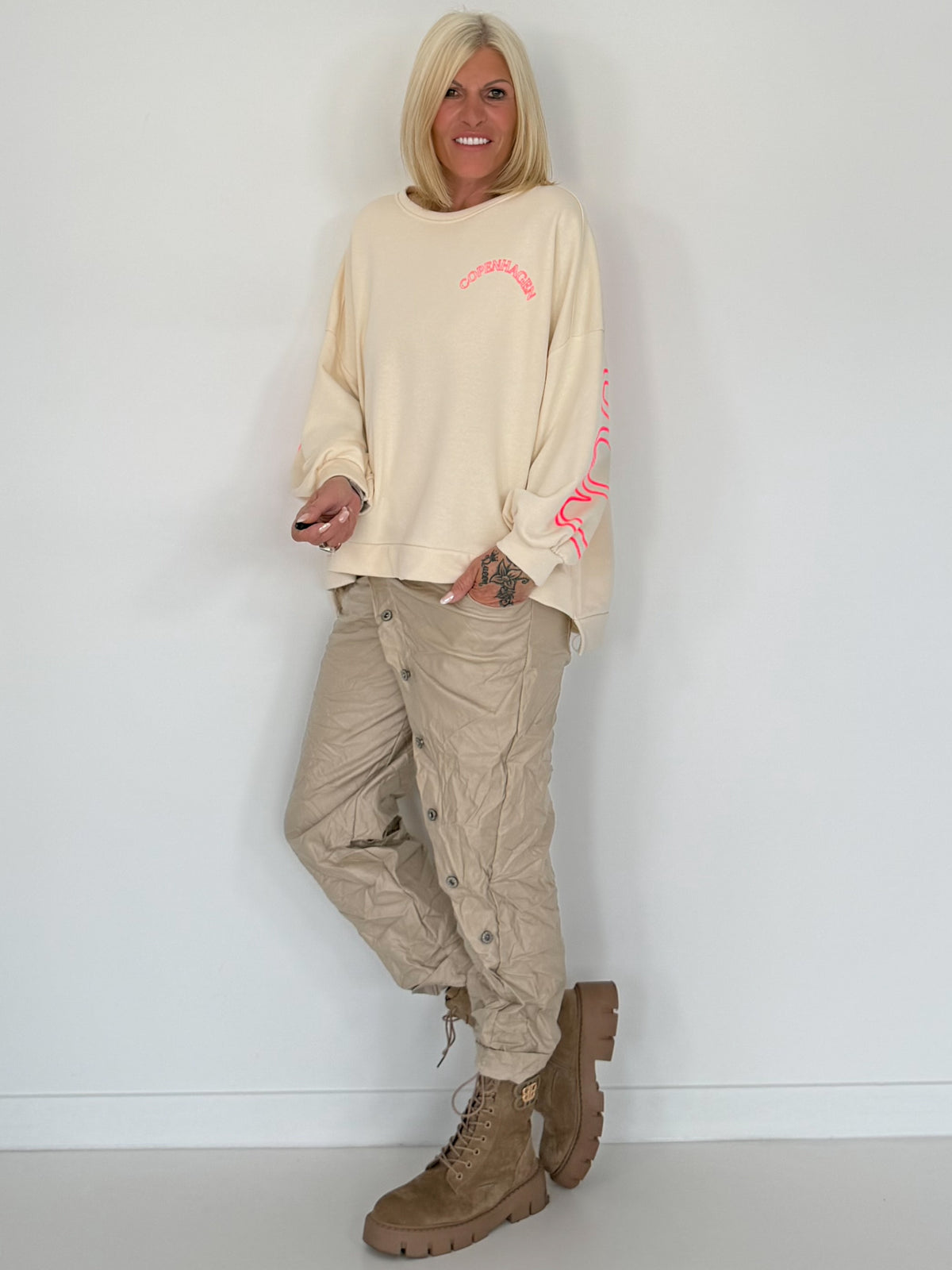 Oversized Sweater Copenhagen - beige