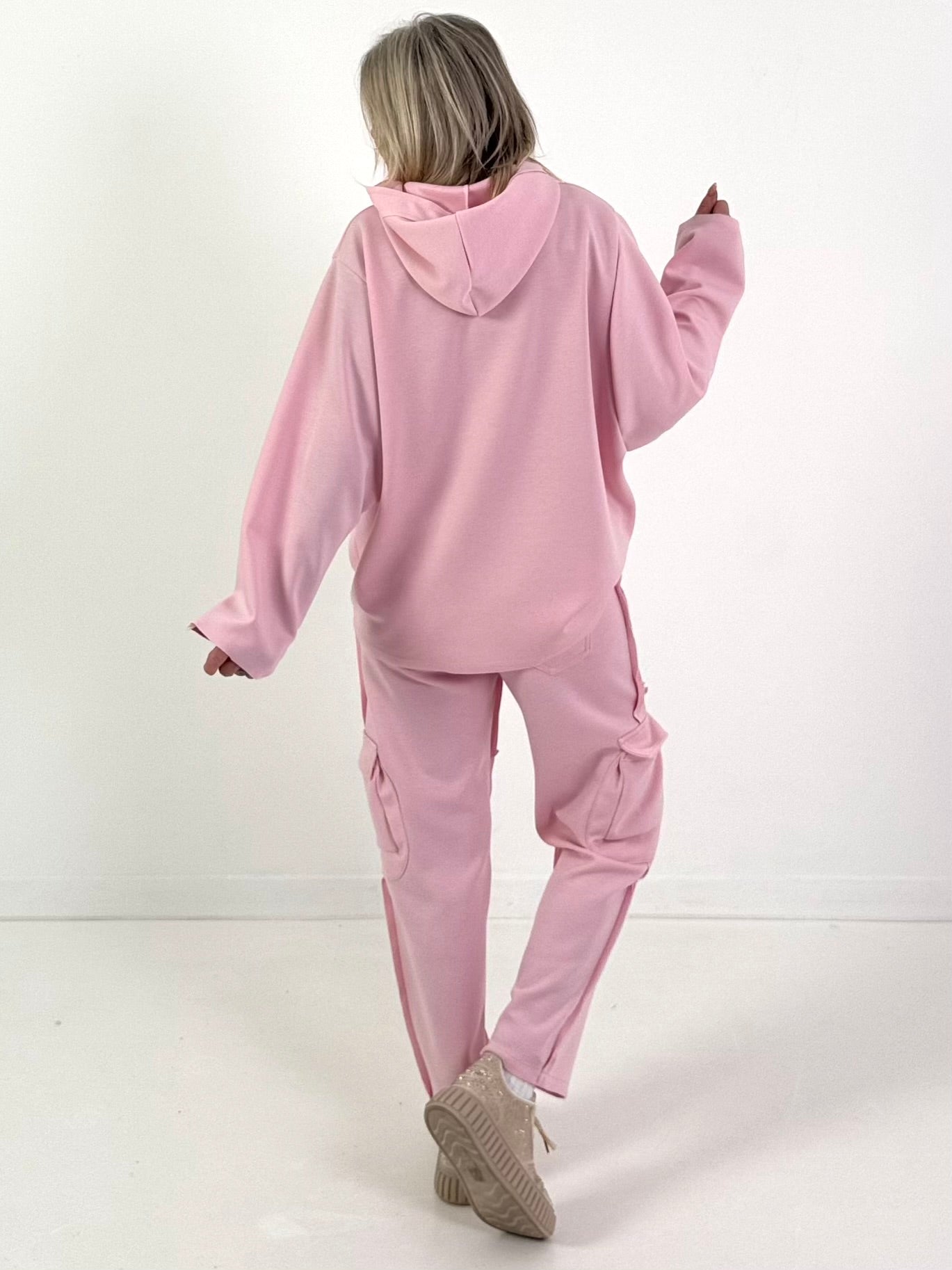 Hoodie Modell "Blush Motion" - rosa