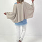 Oversized Shirt Peace - beige