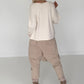 Sweater Whatever mit Strass-Details - beige